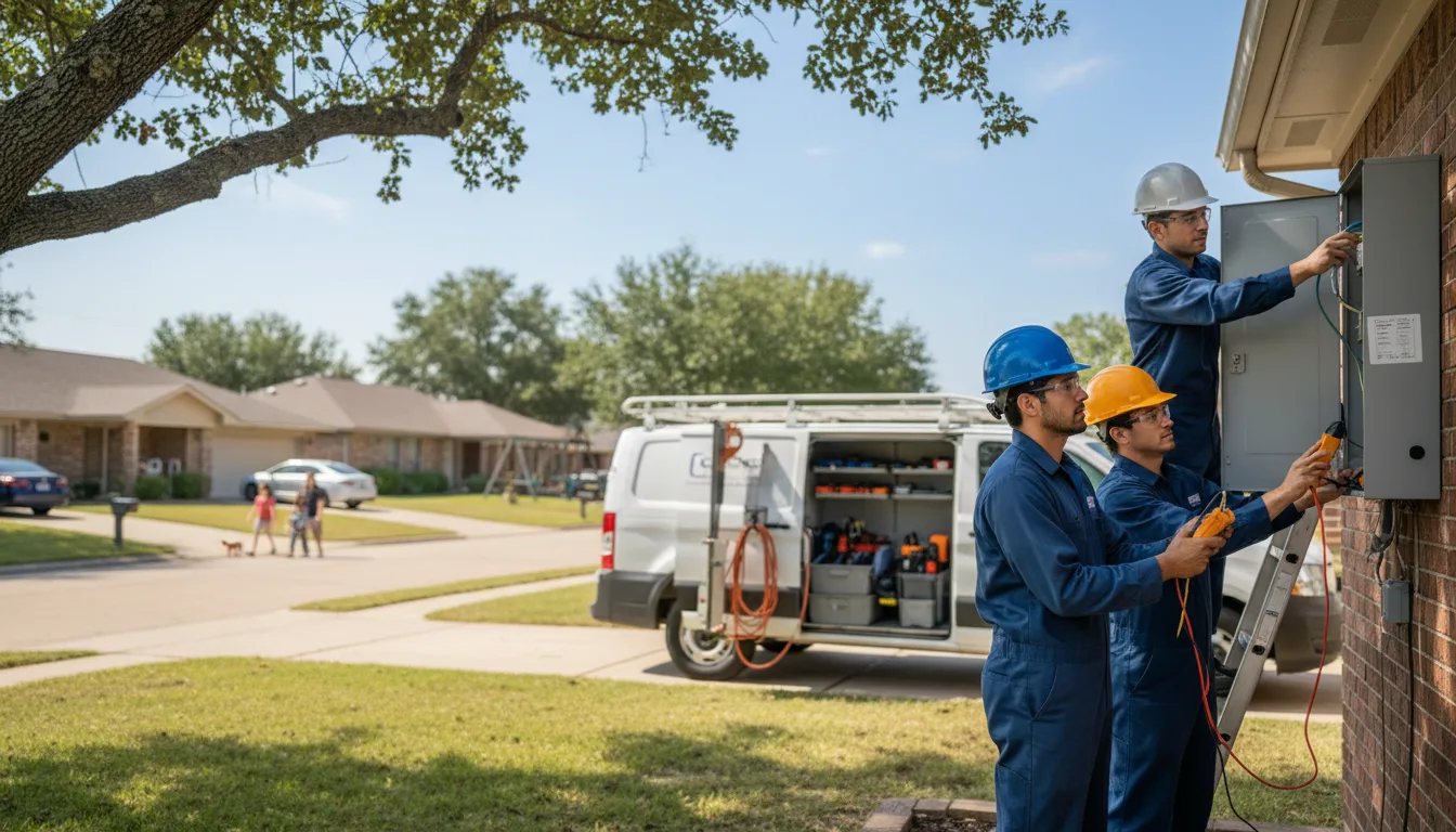 Certified electrician providing emergency electrical services in Chelsea, IA